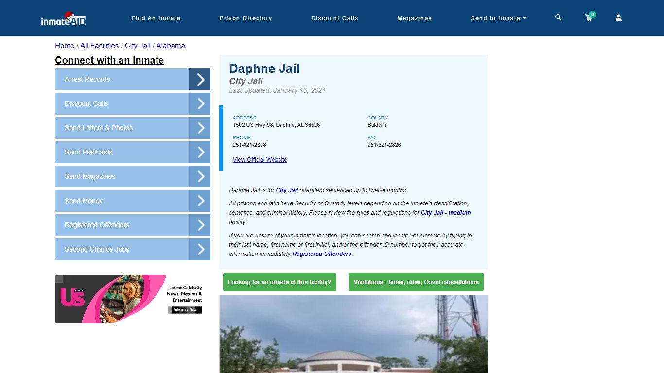 Daphne Jail | Inmate Locator